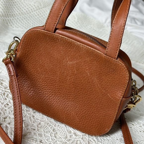 🖤RARE💕Mark Cross Mini tote with long strap - Picture 6 of 17